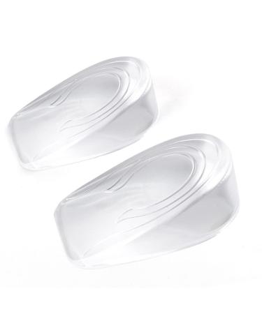XINIFOOT Height Increase Insole (1 Pair) Gel Heel Cushion Pads Inserts  Invisible Silicone Invisible Height Heels Insole 0.4 inch/0.8 inch/1.2 inch Height Lift Shoes Pads for Women 0.8 inch Women 0.8 Inch