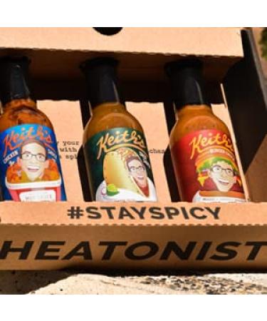 Keith's Hot Sauce Trio - Chicken, Burger & Taco Sauces - 5 Oz | Shop Now - Buy Online on GoSupps.com