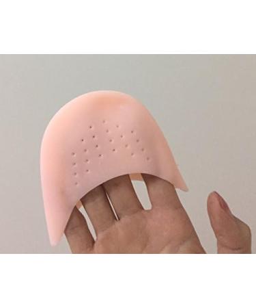 JYtop Silica Gel Toe Caps for Pointed Ballet Shoes Pain Relief Soft Gel Skin Color 1 Pair - Buy Online on GoSupps.com