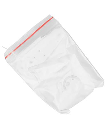 Angoily Eyebrow Thread Tool Eye Brow Corrector Brow Map Line Measuring Tool Positioning Ruler Ink Portable 4.6x1.8x7.5cm White