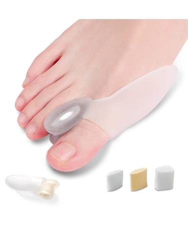Toe Separators Gel- Big Toe Spacers - Bunion Corrector and Bunion Relief - Pads for Overlapping-Corrector and Spacer