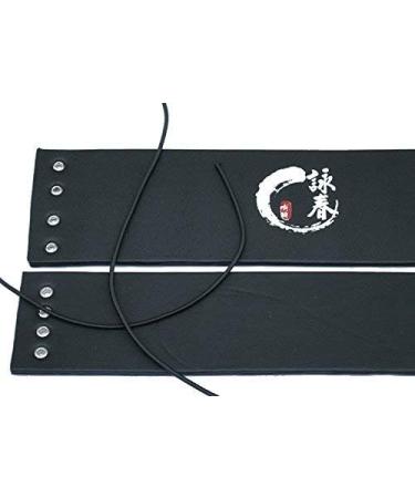 Wing Chun Wooden Dummy Punch Pad | Kung Fu Training Boxing Kick Pad - Black - Buy Online on GoSupps.com