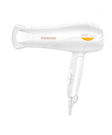 ADITAM Hair Dryer with Folding Handle Travel Hair Dryer /White Double The Comfort