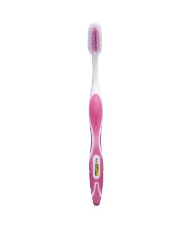 Vivid OraBrush SmartKleen Nylon Filament Toothbrush - Softer Bristles Pack of 12 | International Shipping Available - Buy Online on GoSupps.com