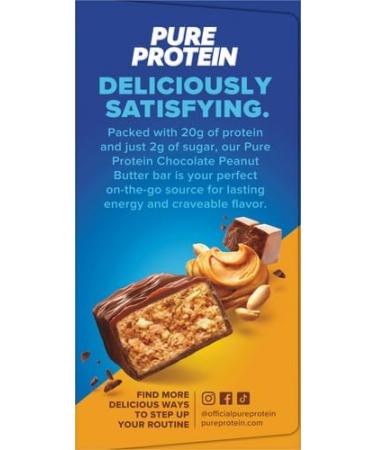 High Protein Chocolate Peanut Butter Bars - Nutritious Low Sugar Gluten Free Snacks - Pack of 6 for Energy Boost - Buy Online on GoSupps.com
