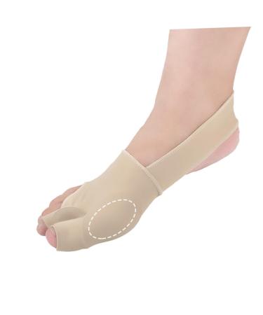 NOLITOY Thumb Brace & Bunion Protector 2 Pairs Straightener Pads & Cushioned Socks for Foot Comfort & Spacing - Buy Online on GoSupps.com
