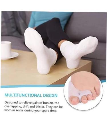Ducalmoral Bunion Corrector & Gel Toe Straightener with Forefoot Pads - Silicone Toe Separators for Foot Pain Relief | Ballet & Athletic Accessories - Buy Online on GoSupps.com