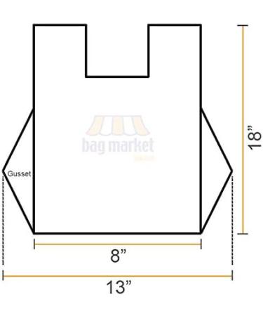 100 x Heavy Duty Black Refuse Bags 8x13x18 inches - Ideal for Nappies and Doggy Waste - Buy Online on GoSupps.com