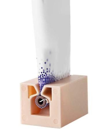 Rosrrtlm 4Pcs Multifunctional Toothpaste Tube Squeezer Plastic Tooth Paste Holder Dispenser - Buy Online on GoSupps.com