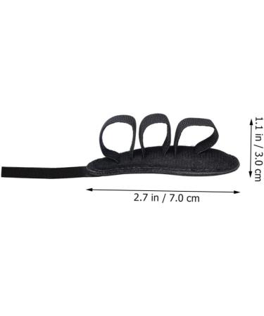 2PCS Toe Splitter Bunion Separators for Men & Women | Overlapping Toe Correction - Raised Cloth Eva with Elastic Band | Nursing Supplies Black - Buy Online on GoSupps.com