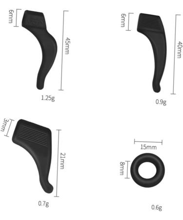 Uonlytech 72 Couples Non-Slip Silicone Ear Anti-Slip Holder for Schnapps Glass - Adjustable Brass Glass Bracket - Buy Online on GoSupps.com