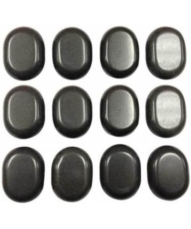 Sens Original Oval Massage Stones - Set of 12 | Premium Quality Healing & Relaxation Stones | Perfect for Home and Spa Use - Buy Online on GoSupps.com