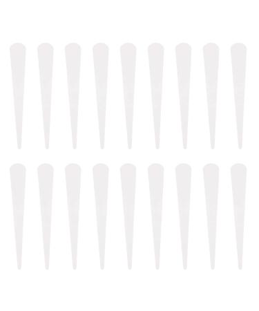 100pcs Smell Test Paper Scents Test Strips Fragrance Test Strips Paper Smelling White Water Drop Blank Drop 160x25mm 100 Pieces Card