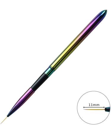Paintbrush 5 Style Nail Art Brush Metal Liner Painting Flower Lines Stripe Drawing Pen Polish French Gel Extension Builder Tool - Buy Online on GoSupps.com
