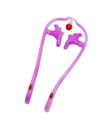 Gleavi 4 pieces of neck massager massage manual neck muscle massage gear for deep fabric roller rod neck roll Massage device.