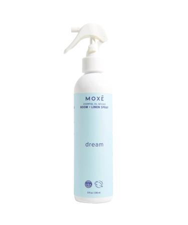 MOXE Dream Linen & Room Spray Essential Oils for Sleep Natural Aromatherapy Mist Bedding Pillows Sheets Home & Bedroom Lavender Chamomile Lemongrass Grapefruit 8 Ounces (1 Pack) Dream 8 Fl Oz (Pack of 1)
