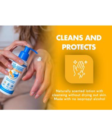 Natural Hand Barrier Lotion for Dry Skin - Lauricidin Coconut Orange Scent | 3.3oz Pump | International Shipping Available - Buy Online on GoSupps.com