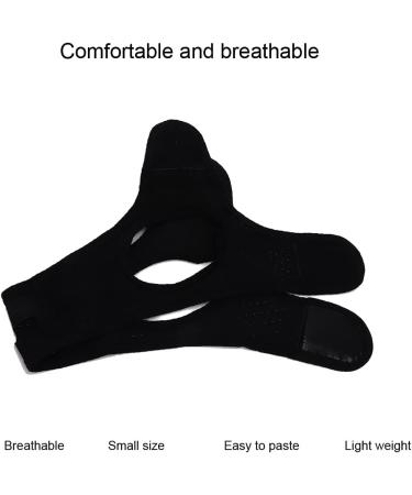 Adults Soft Snore Chin Strap - Triangular Mesh Cloth Snoring Belt (Black) - Buy Online on GoSupps.com