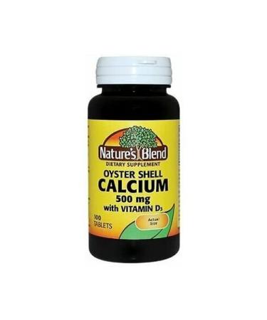 Oyster Shell Calcium with D3 100 Tabs - Buy Online on GoSupps.com