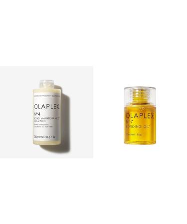 OLAPLEX Olaplex No. 4 Shampooing 250ml Bond Maintenance & No. 7 Huile r paratrice Bonding Oil 30 ml