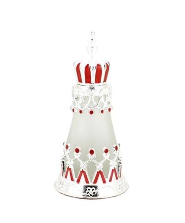 DFJOENVLDKHFE Vintage Patterned Glass Refillable Perfume Bottle Wedding Ladies Gifts (Size : Silver Red Crown Color : 25) Silver Red Crown 25
