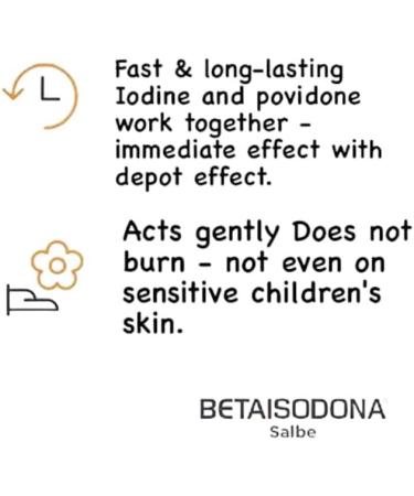 Betaisodona Povidone-Iodine Wound Antiseptic Ointment 25g - Alcohol-Free, Non-Burning Formula - Buy Online on GoSupps.com