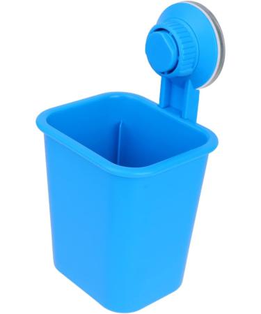 CABILOCK Wall Brackets for Electric Toothbrush - Dance-Free Suction Holder & Toothpaste Storage Box - Child-Friendly Design - 2 Pack (17x11cm) - Blue - Buy Online on GoSupps.com