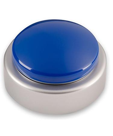 Extra Large Talking Button Clock - for The Blind, Elderly or Visually impaired Blue