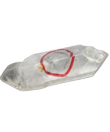 Rare! Natural Clear Quartz Channel with Water Bladder Reiki Fengshui Crystal Minerals Stones