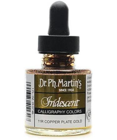 Dr. Ph. Martin's Iridescent Copper Plate Gold Calligraphy Color Ink Bottle (11R) - Buy Online on GoSupps.com
