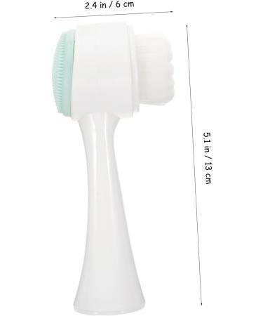 FOMIYES 1pc Manual Facial Brush Face Cleaning Brush Facial Brush Skin Cleansing Facial Cleaning Pores Green medium - Buy Online on GoSupps.com