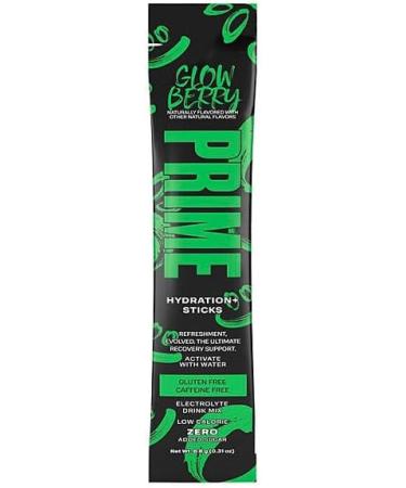 Prime Hydration Glowberry Powder Sticks (20 Pack - 20 Sticks - 8.8g per Stick) - Buy Online on GoSupps.com