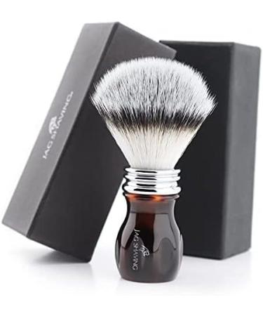 Jag Synthetic Hair Shaving Brush - Black & Red Resin Handle for Ultimate Wet Shaving Experience | International Shipping Available - Buy Online on GoSupps.com