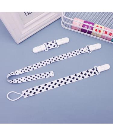 3 x Baby Tissue Clips Pacifier Chain Safe Strap Pacifier Holder