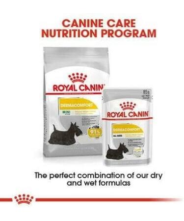 Royal Canin Dermacomfort Wet Pouches Adult Dog Food 85g (Pack of 48) - Buy Online on GoSupps.com