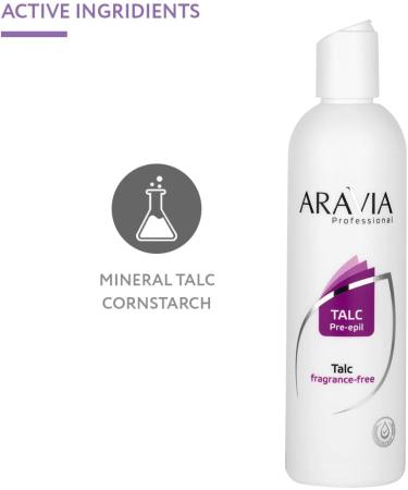 ARAVIA Talcum Powder - Fragrance-Free and Chemical Additive-Free (300 ml/10 fl oz) - 5.80 Ounce (1 Pack) - Buy Online on GoSupps.com