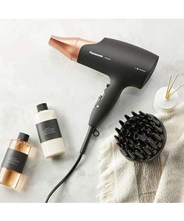 Buy Panasonic Hair Dryer EH-NA63CN with Nanoe Technology | 4 Heat & 3 Speed Levels | Black-Rose Gold | Dual Nozzles - Buy Online on GoSupps.com