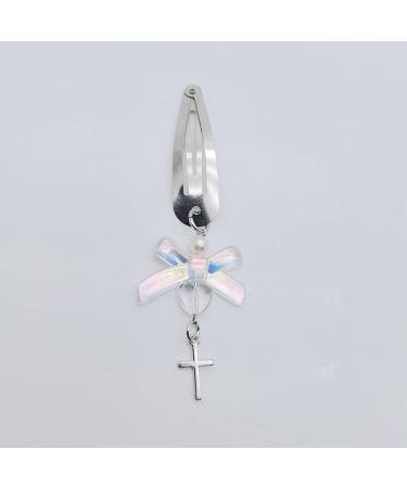 hgnxa Crossed Bowknot BB Clip Hairpin Cute Barrette Love Heart Hair Clip Fashion Hairpin Headwear Girl Hair Accessoires - Buy Online on GoSupps.com