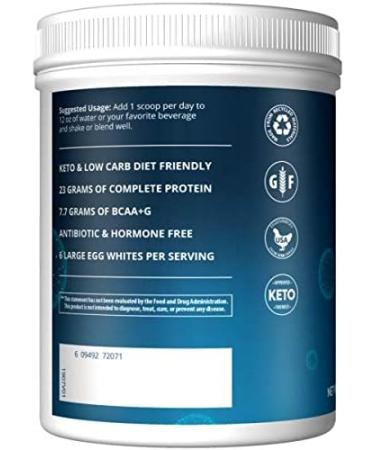 Metabolic Response Modifier Egg White Protein Vanilla - 12 oz | High-Purity Protein for Lean Muscle Growth | International Shipping Available - Buy Online on GoSupps.com