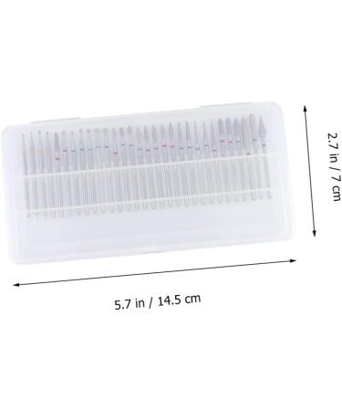 Ipetboom Nailer 1 Box Manicure Drill Bits Cylinder Head Carbide Nail Drill Bit Abacus Decor Grinding Head for Nail Lemon Cocktail Straws Nail Drill Manicure Filer Diamond Nail Polish - Buy Online on GoSupps.com