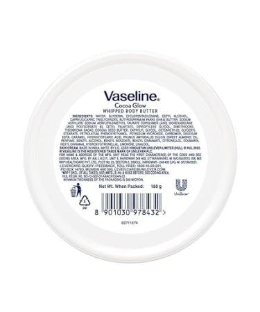 Cocoa Glow Whipped Body Butter - 180g | Nourishing Cocoa & Shea Butter for Glowing Soft Skin | International Shipping Available - Buy Online on GoSupps.com