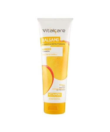Nourishing and Restructuring Conditioner Mango and Keratin 250 ml 8.4 Fl Oz made in Italy italian import