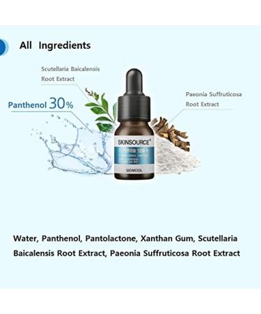 Buy Skin Source D-Panthenol Ampoule 1.08oz - Pro Vitamin B5 K-Beauty Serum | Fast International Shipping - Buy Online on GoSupps.com