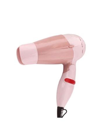 1000Watt Compact Hair Dryer with Folding Handle Worldwide Travel Hair Dryerfolding Handle Pink