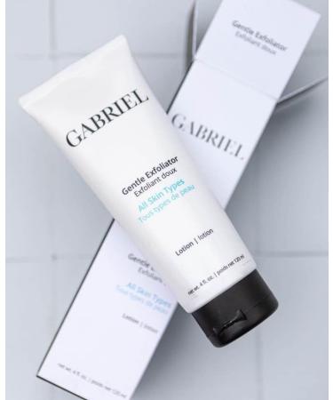 Gabriel Gentle Exfoliator 4 oz | Natural Paraben-Free Vegan Cruelty-Free Non-GMO | Infused with Red Seaweed & Vitamin E for Radiant Skin - Buy Online on GoSupps.com