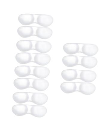 NOLITOY 6 Pairs High Heels Stickers Soft Heel Grips Self-Adhesive Heel Liners Portable Heel Cushions Insoles for High Heels Silicone Heel Protector Heel Pads Pu Miss Forefoot Pad Outdoor