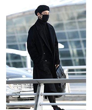 Korean Unisex Kpop Basic Black Cotton Face Mask + Oil Blotting Paper Bundle - Buy Online on GoSupps.com