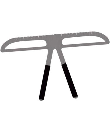 NOLITOY 2pcs Eyebrow Template Stencils Eyebrow Drawing Tool Kits Eyebrow Ruler Eyebrow Card Stainless Steel mediumx2pcs As Shownx2pcs - Buy Online on GoSupps.com