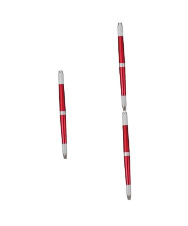Beavorty 3pcs tattoo hand pen hand tools makeup tattoo supplies Makeup Eyebrow Pen Manuel Multifunction