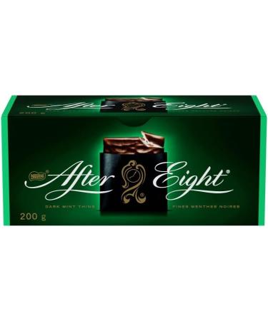 Mint Thins Dark Chocolate Mint Fondant Individually Wrapped No Artificial Flavours Perfect for Entertaining 100% Rainforest Alliance Certified Cocoa 200g